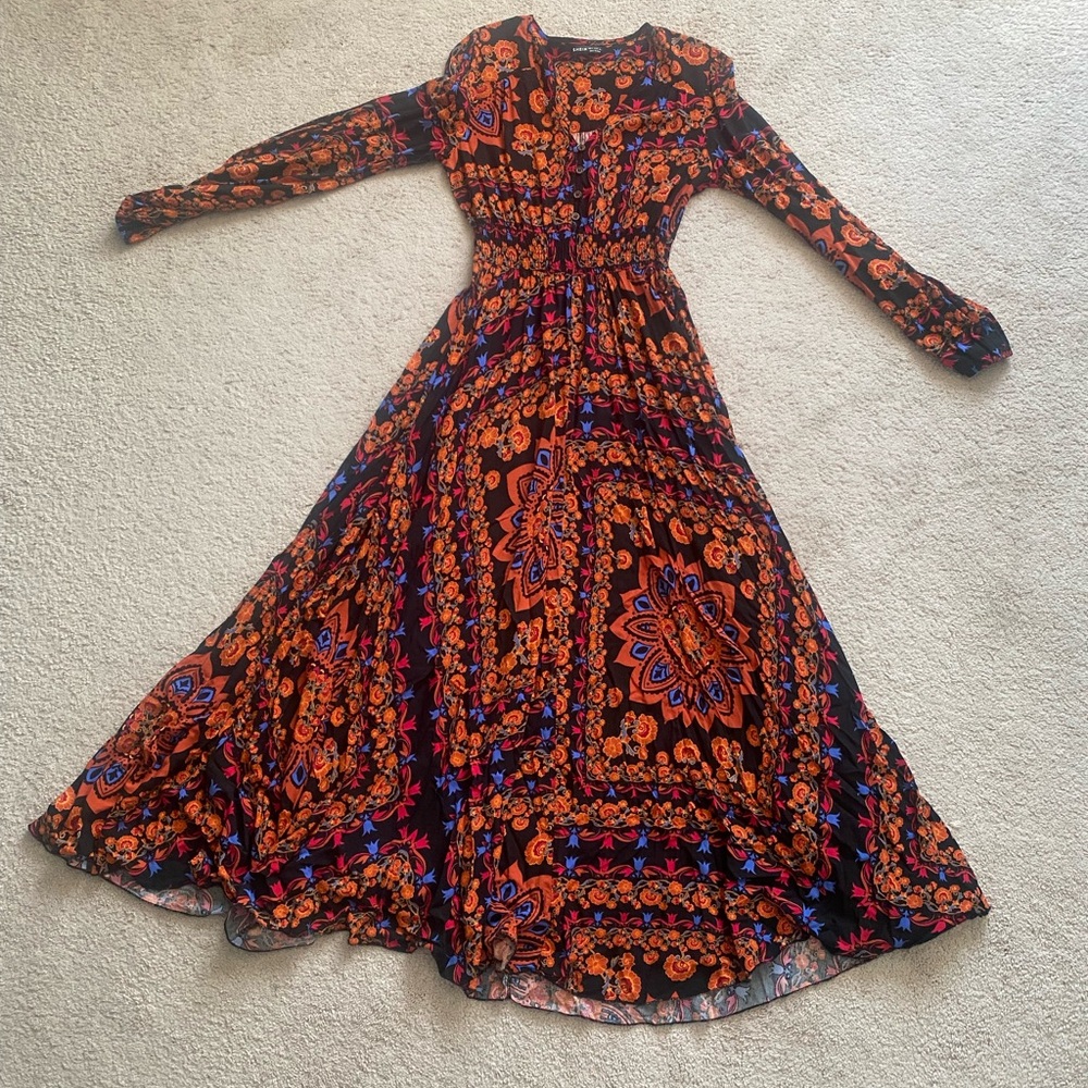 SHEIN tribal pattern dress